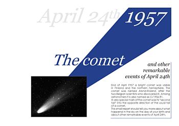 Booklet about the comet of 1957