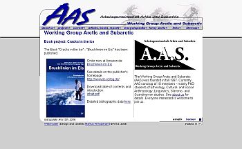 Website of the Working Group Arctic and Subarctic (2002)